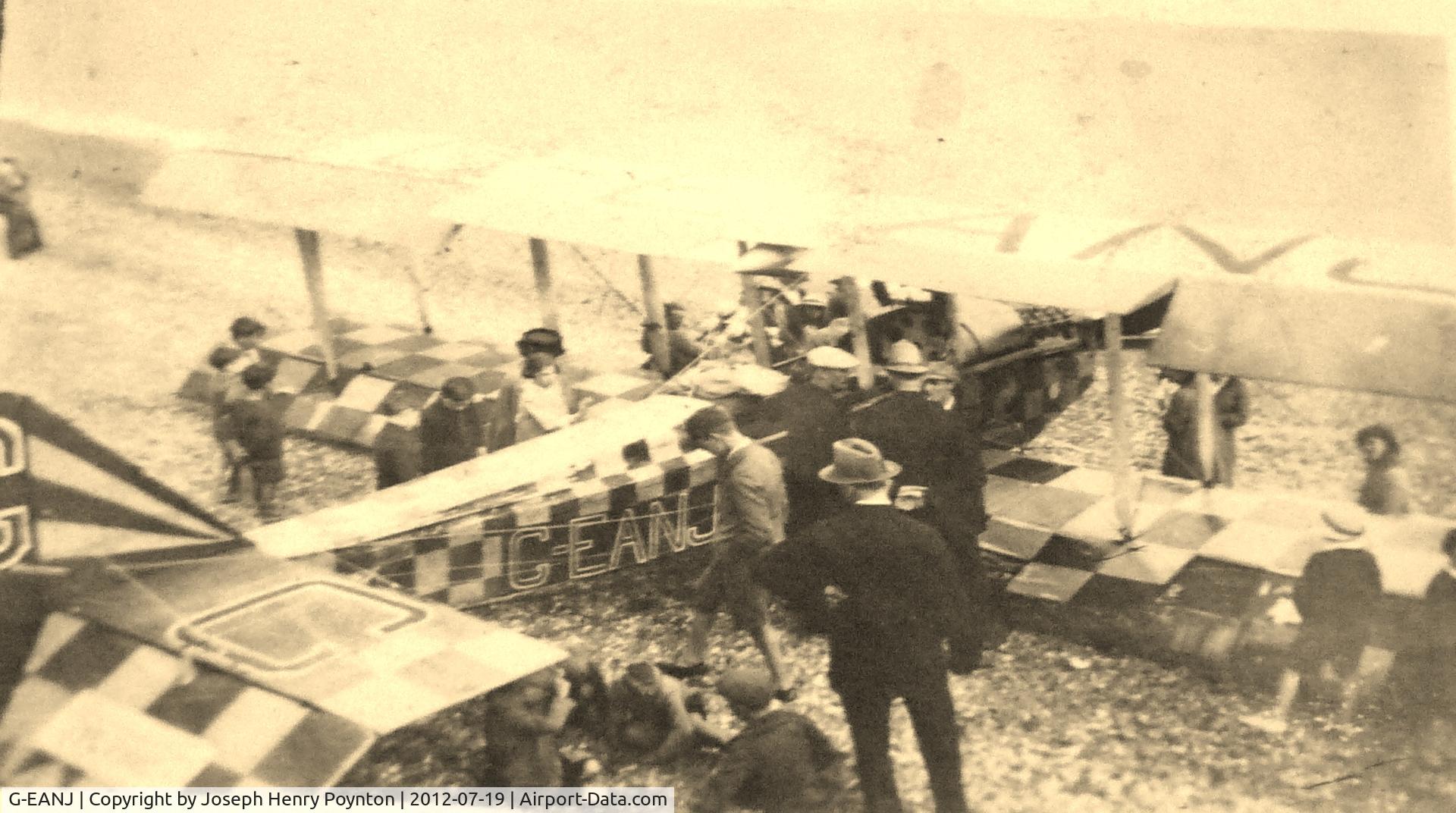 G-EANJ, Airco DH6 C/N B2861, Winchelsea beach or St Leonards probably 1926