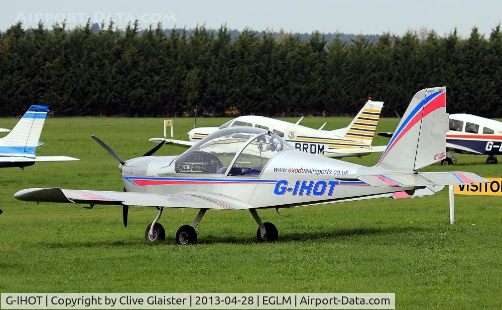 G-IHOT, 2004 Cosmik EV-97 TeamEurostar UK C/N 2007, Originally owned in private hands in April 2004 and
currently with, Exodus Airsports Ltd since January 2008