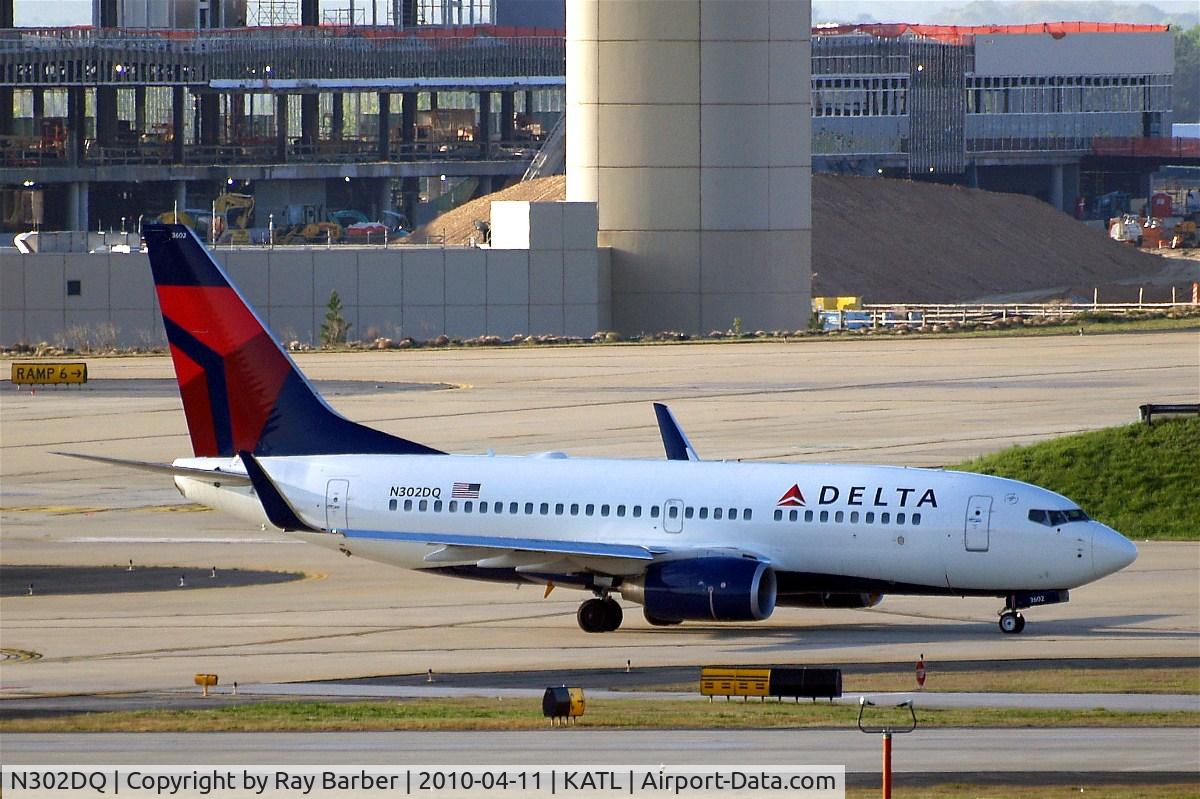 N302DQ, 2008 Boeing 737-732 C/N 29648, Boeing 737-732 [29648] (Delta Air Lines) Atlanta-Hartsfield~N 11/04/2010