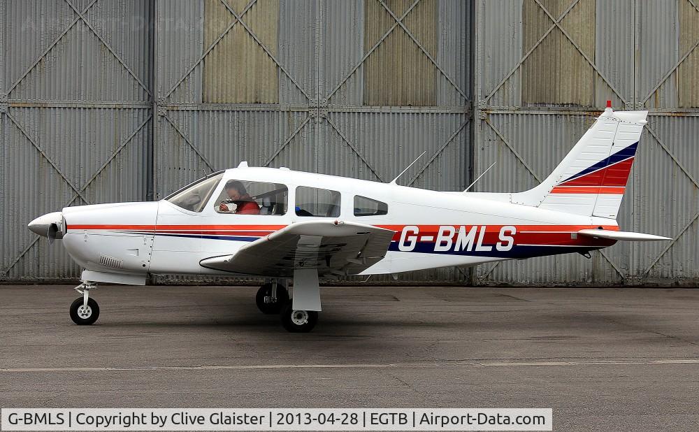 G-BMLS, 1977 Piper PA-28R-201 Cherokee Arrow III C/N 28R-7737167, Ex: N47496 > G-BMLS - Originally owned to, G-Air Ltd and trading as Gordon-Air in February 1986 and currently in private hands since, April 1996