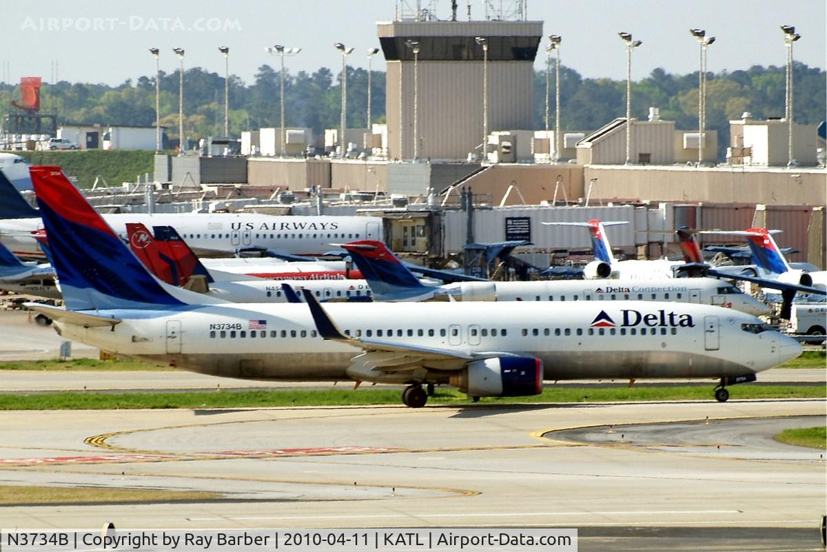 N3734B, 2000 Boeing 737-832 C/N 30776, Boeing 737-832 [30776] (Delta Air Lines) Atlanta-Hartsfield~N 11/04/2010