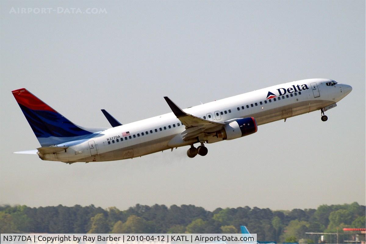 N377DA, 1999 Boeing 737-832 C/N 29625, Boeing 737-832 [29625] (Delta Air Lines) Atlanta-Hartsfield~N 12/04/2010.
