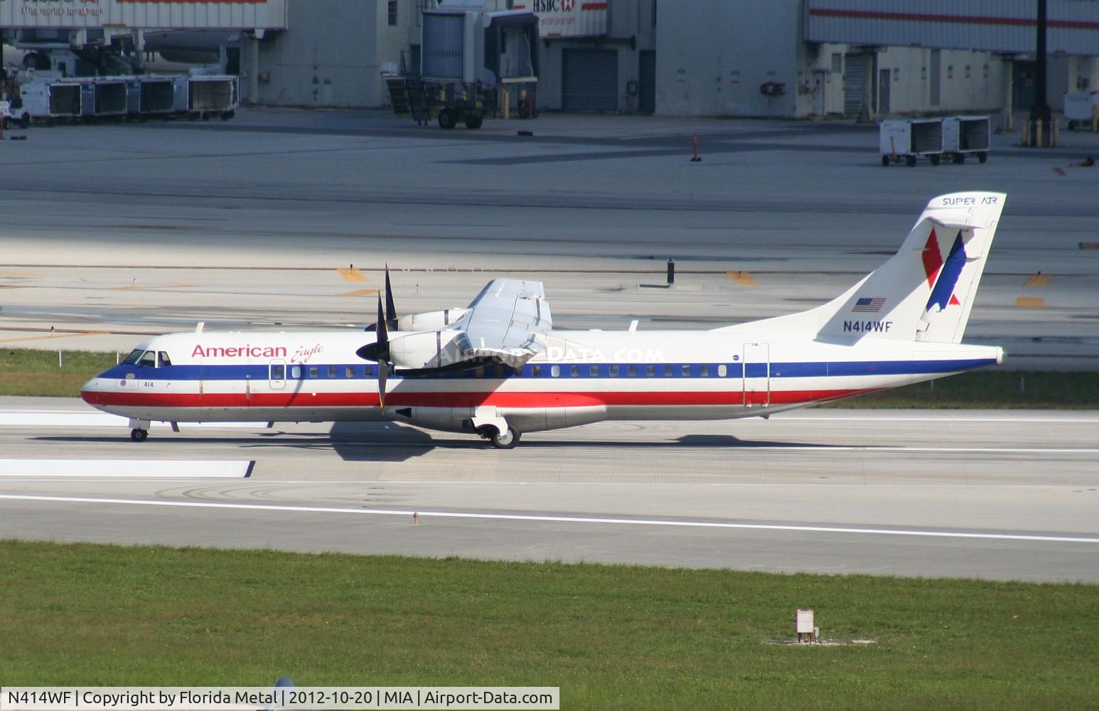 N414WF, 1994 ATR 72-212 C/N 414, American Eagle ATR-72 since been retired