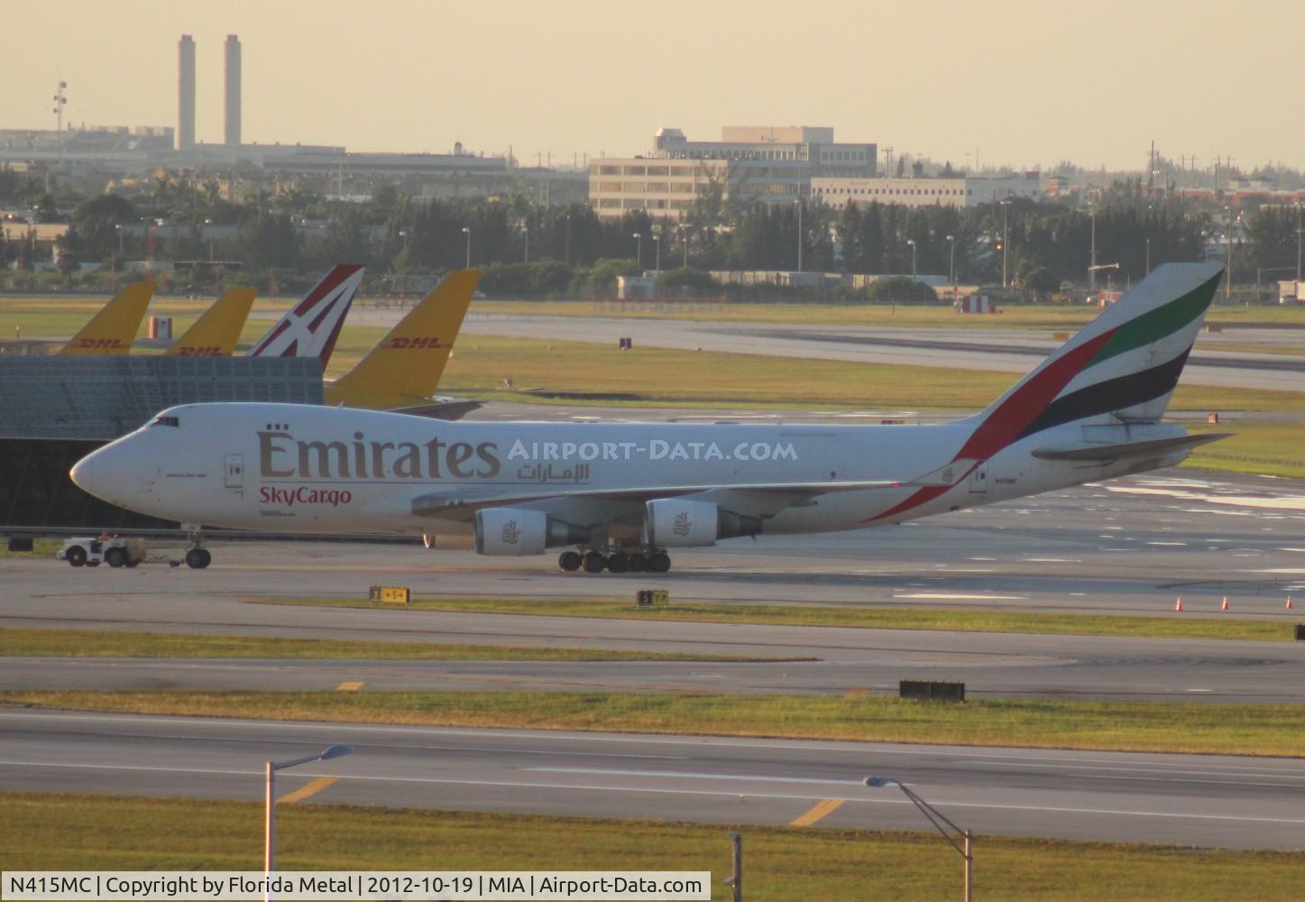 N415MC, 2002 Boeing 747-47UF C/N 32837, Emirates Air Cargo (Atlas Air) 747-400F