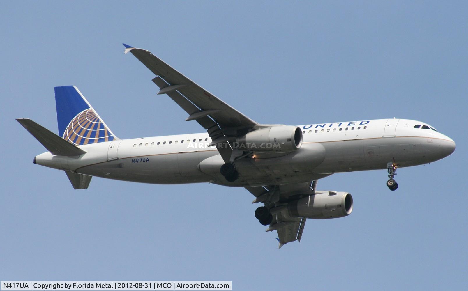 N417UA, 1994 Airbus A320-232 C/N 483, United A320