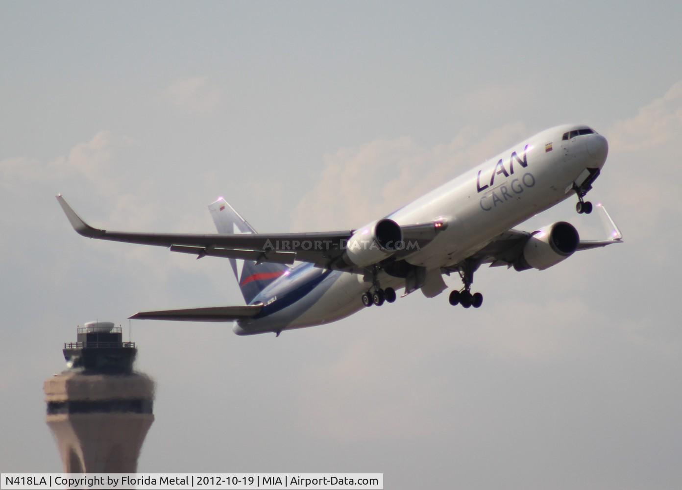 N418LA, 2005 Boeing 767-316F C/N 34246, LAN Colombia Cargo 767-300