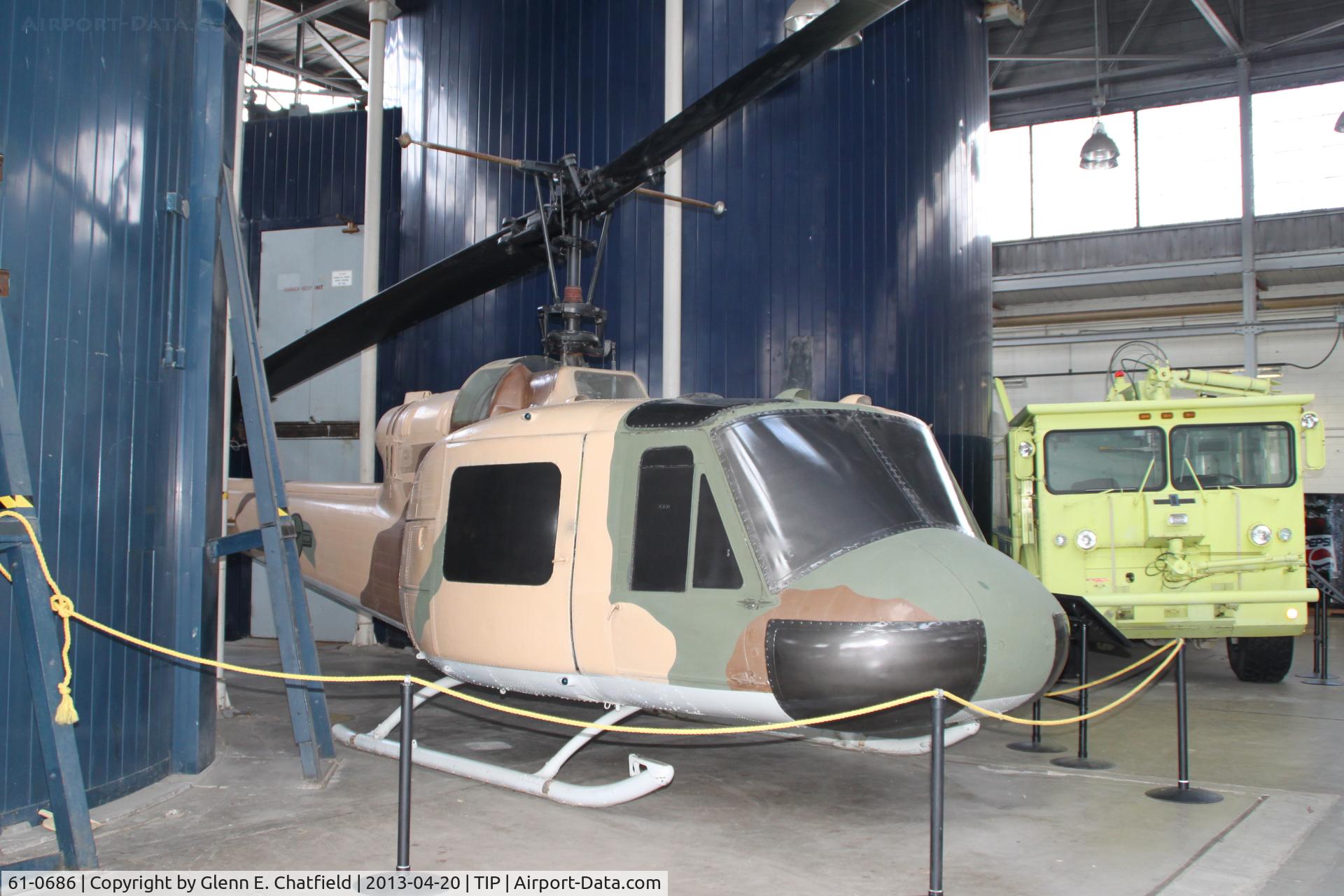 61-0686, Bell UH-1B Iroquois C/N 266, At Chanute Air Museum