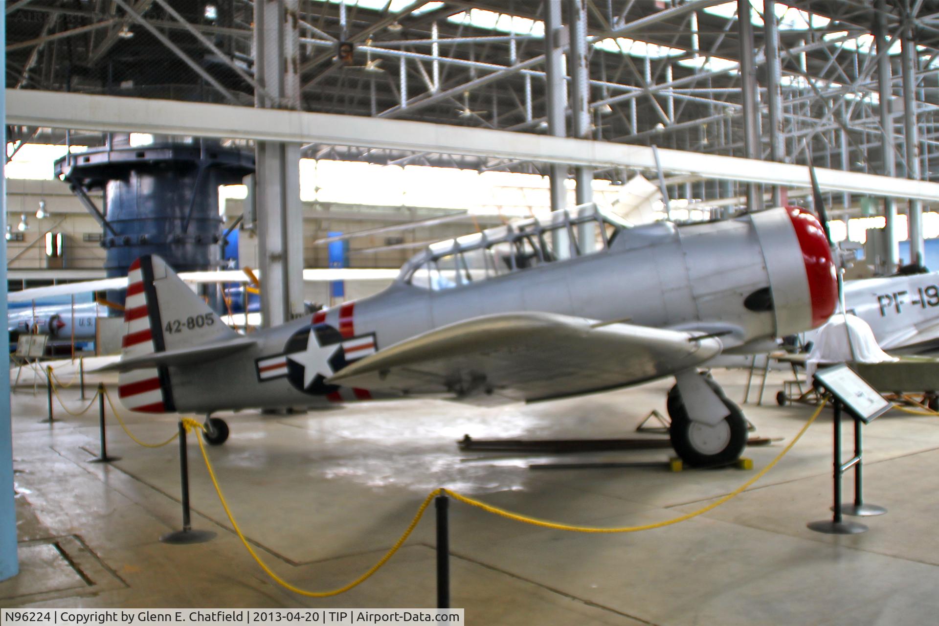 N96224, North American AT-6B Texan C/N 84-7750, At Chanute Air Museum