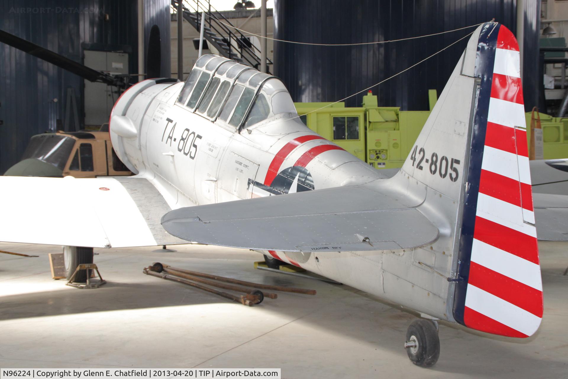 N96224, North American AT-6B Texan C/N 84-7750, At Chanute Air Museum