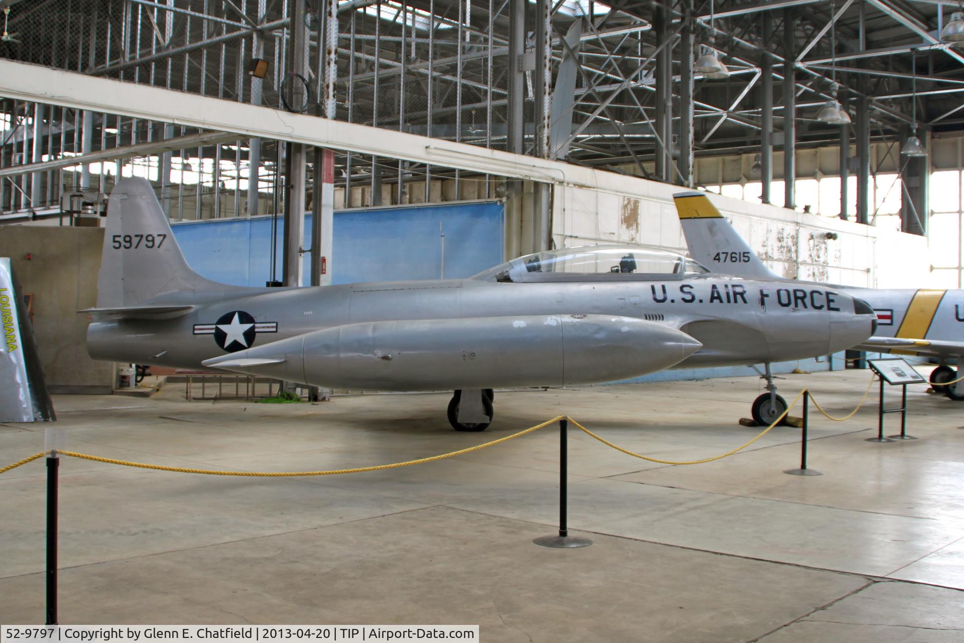 52-9797, 1952 Lockheed T-33A-1-LO Shooting Star C/N 580-8057, At the Chanute Air Museum
