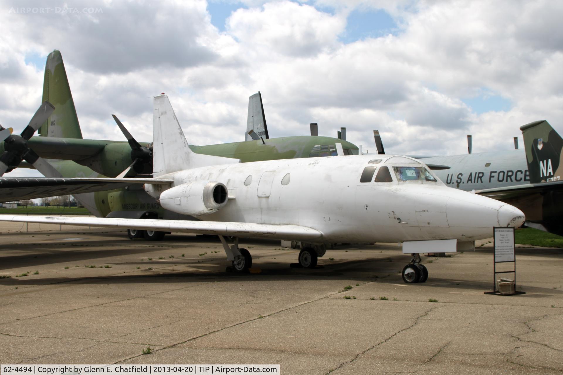 62-4494, 1962 North American CT-39A Sabreliner C/N 276-47, At the Chanute Air Museum