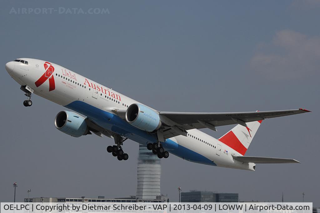 OE-LPC, 2002 Boeing 777-2Z9/ER C/N 29313, Austrian Airlines Boeing 777-200
