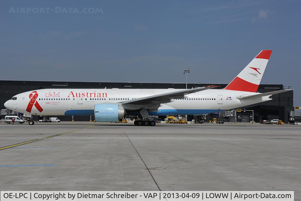 OE-LPC, 2002 Boeing 777-2Z9/ER C/N 29313, Austrian Airlines Boeing 777-200