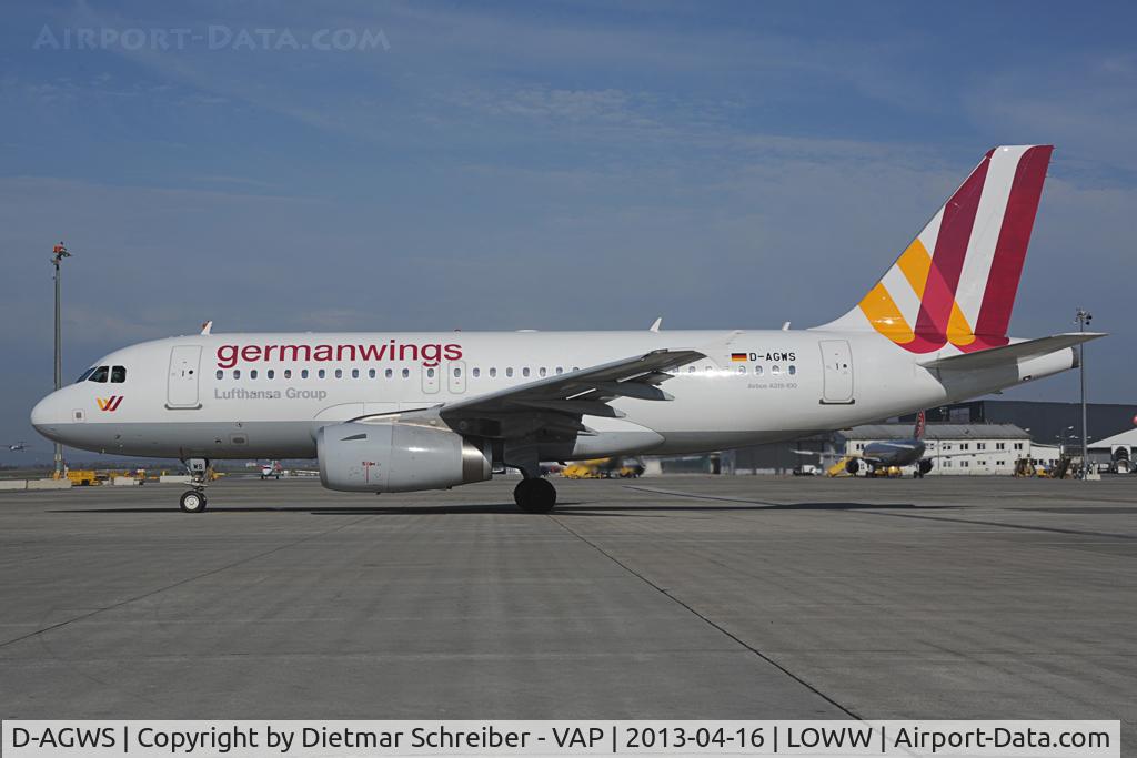 D-AGWS, 2012 Airbus A319-132 C/N 4998, Germanwings Airbus 319