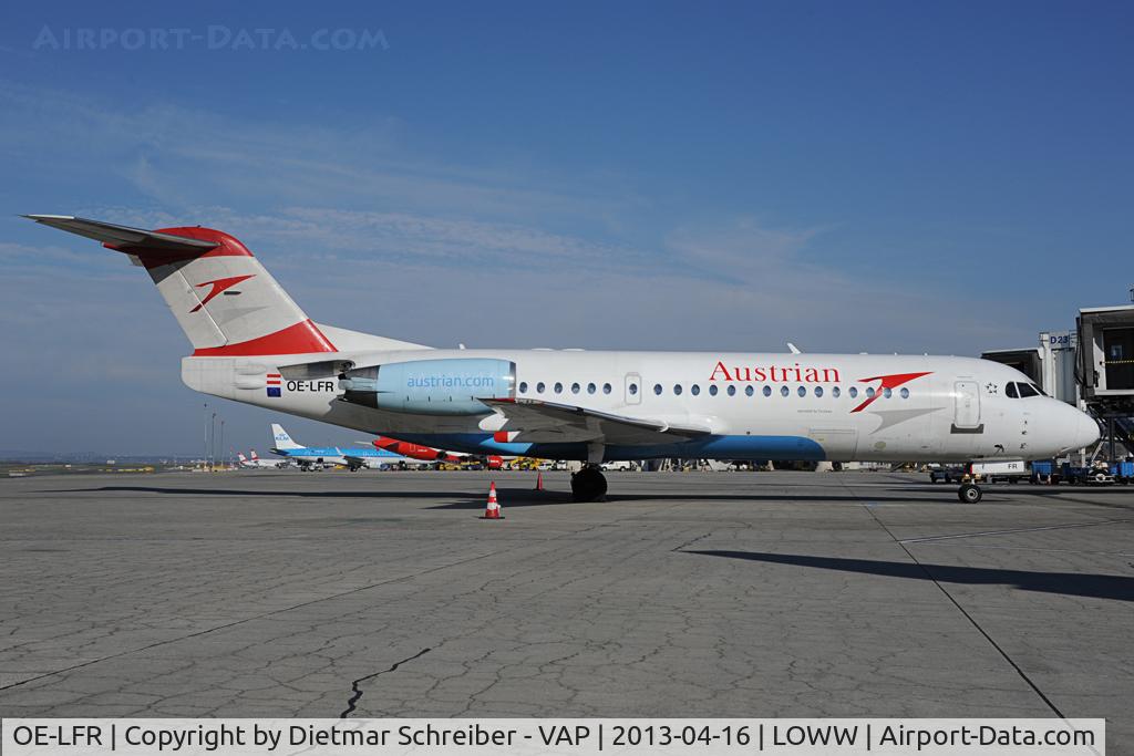OE-LFR, 1996 Fokker 70 (F-28-0070) C/N 11572, Austrian Airlines Fokker 70