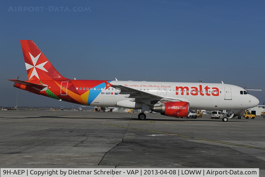 9H-AEP, 2007 Airbus A320-214 C/N 3056, Air Malta Airbus 320