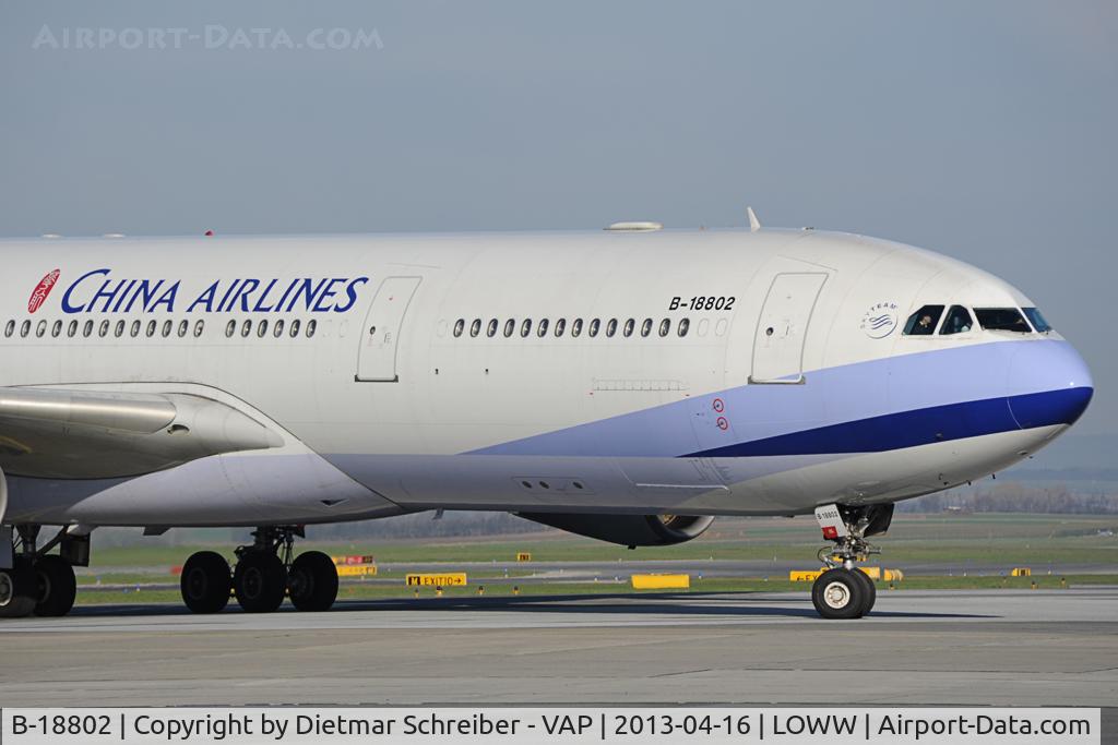 B-18802, 2001 Airbus A340-313X C/N 406, China Airlines Airbus 340-300