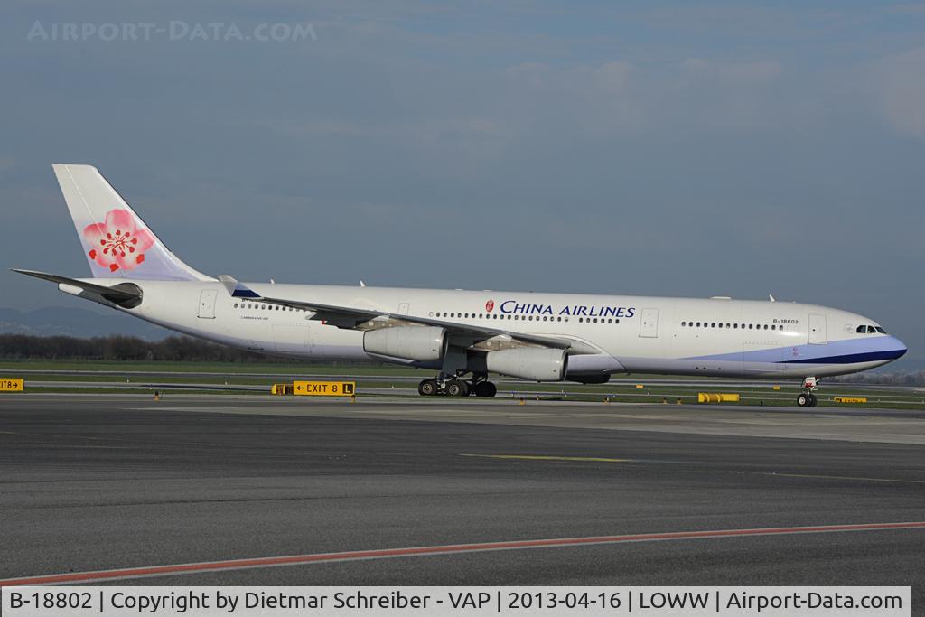B-18802, 2001 Airbus A340-313X C/N 406, China Airlines Airbus 340-300