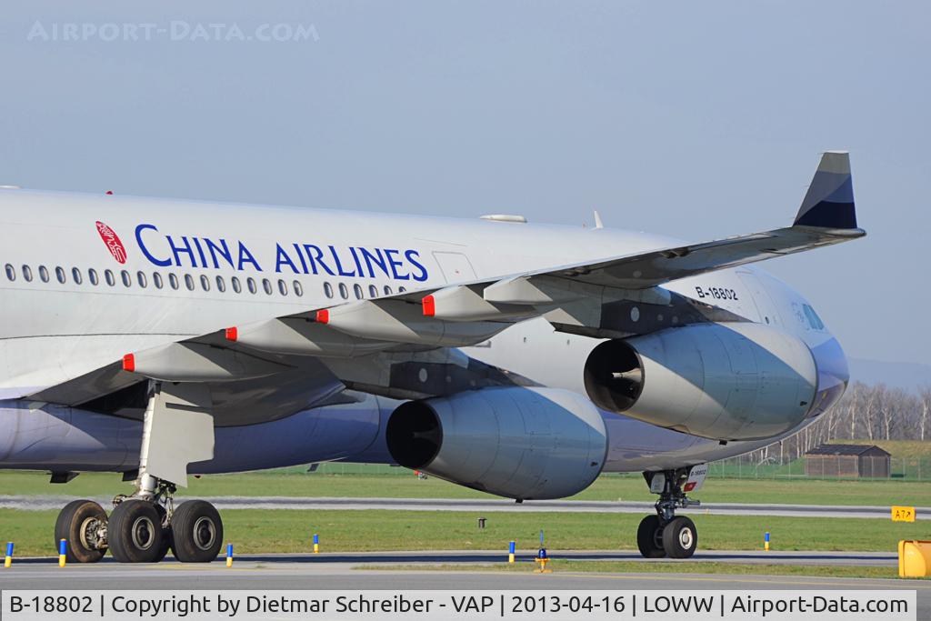 B-18802, 2001 Airbus A340-313X C/N 406, China Airlines Airbus 340-300