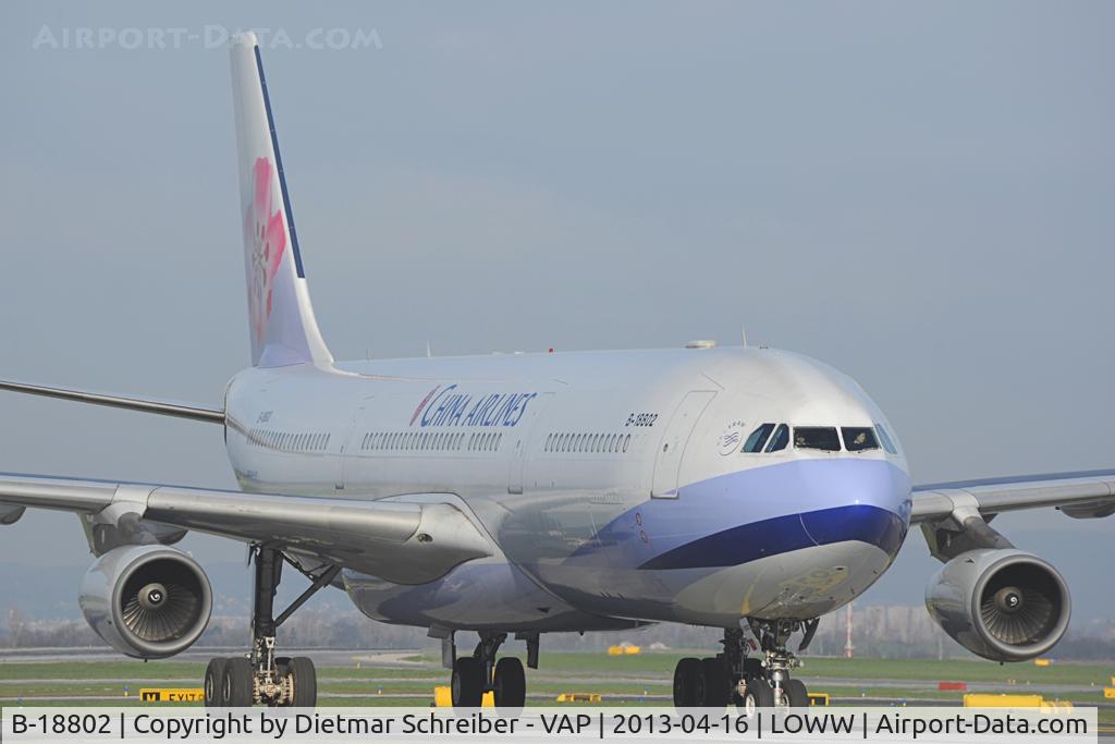 B-18802, 2001 Airbus A340-313X C/N 406, China Airlines Airbus 340-300