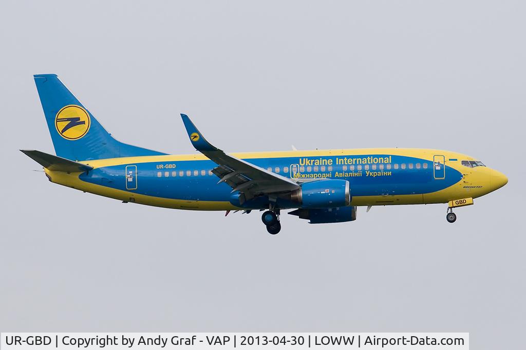 UR-GBD, 1997 Boeing 737-36Q C/N 28659, Ukraine International 737-300