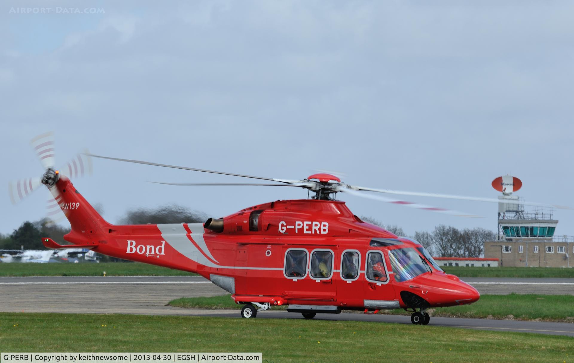 G-PERB, 2011 AgustaWestland AW-139 C/N 41261, Returning 'onshore'