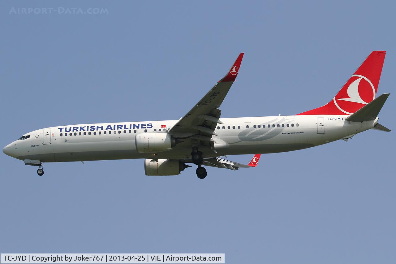 TC-JYD, 2012 Boeing 737-9F2/ER C/N 40978, Turkish Airlines