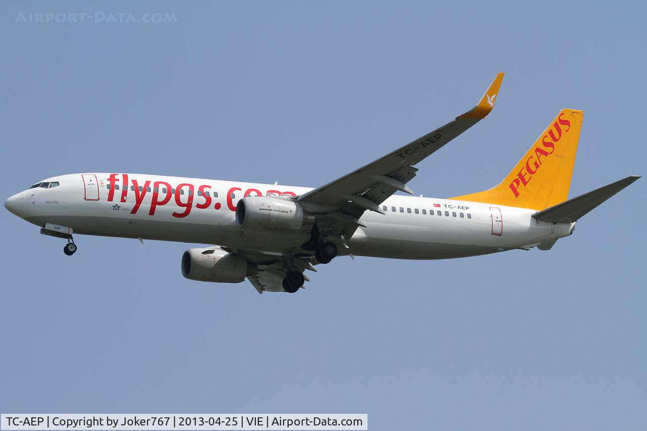 TC-AEP, 2011 Boeing 737-82R C/N 40724, Pegasus Airlines