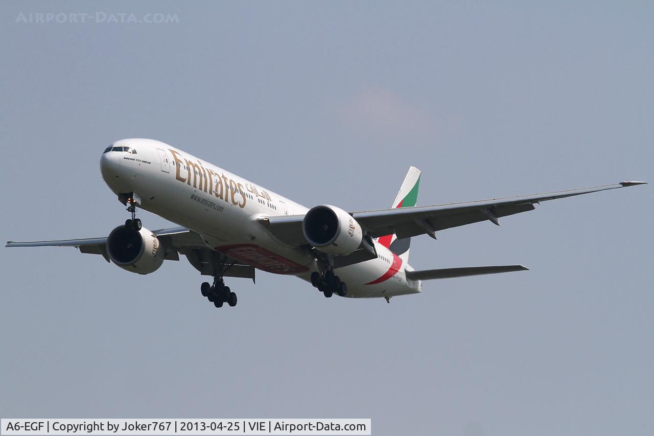 A6-EGF, 2011 Boeing 777-31H/ER C/N 38987, Emirates