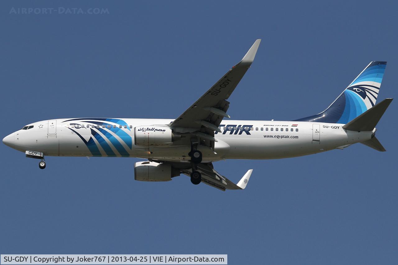 SU-GDY, 2010 Boeing 737-866 C/N 40758, Egyptair