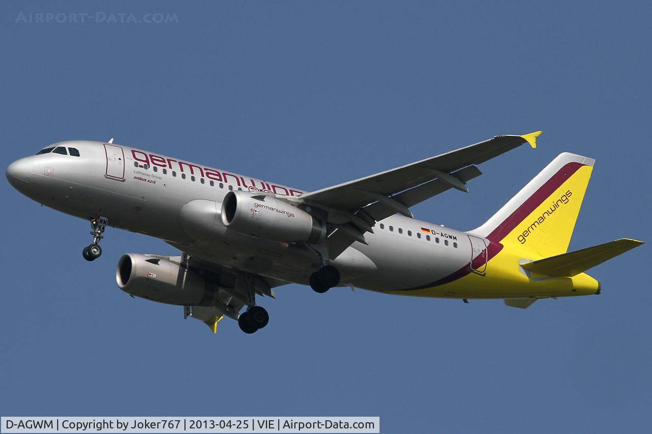 D-AGWM, 2009 Airbus A319-132 C/N 3839, Germanwings