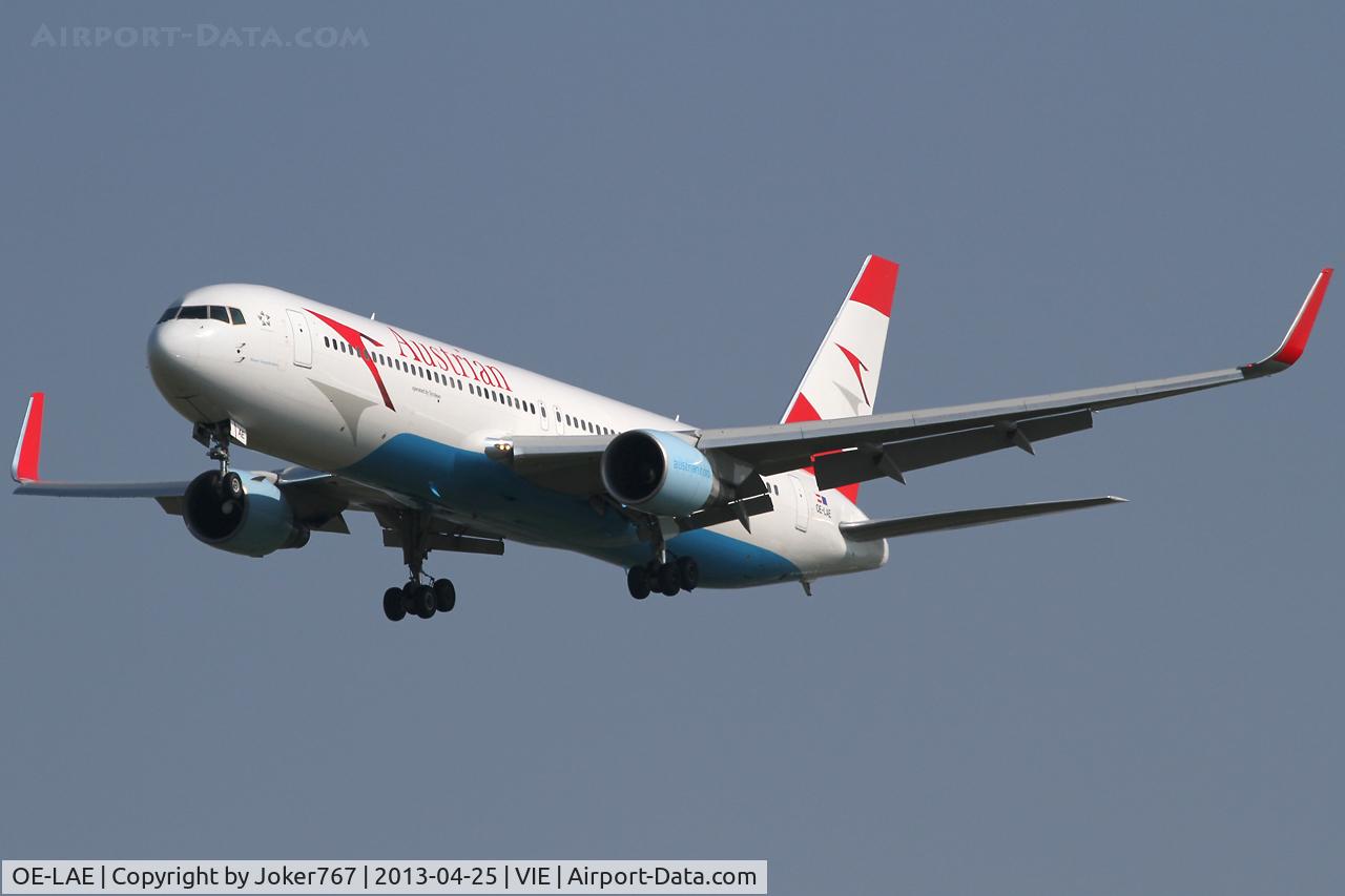 OE-LAE, 2000 Boeing 767-3Z9/ER C/N 30383, Austrian Airlines