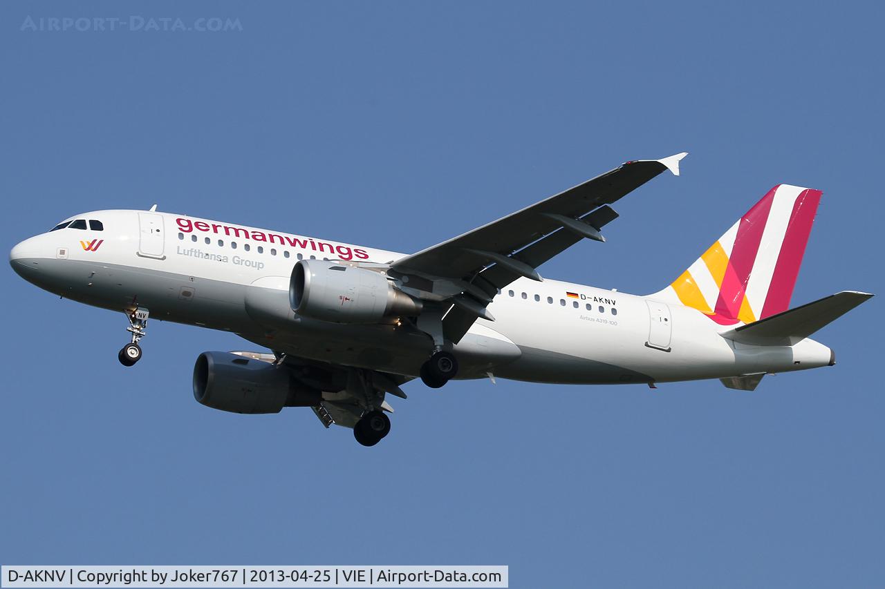 D-AKNV, 2005 Airbus A319-112 C/N 2632, Germanwings