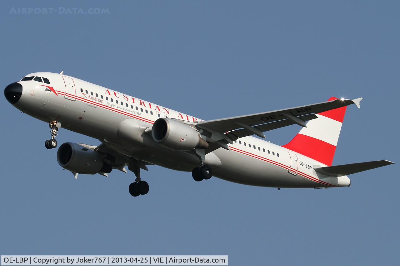 OE-LBP, 1998 Airbus A320-214 C/N 797, Austrian Airlines