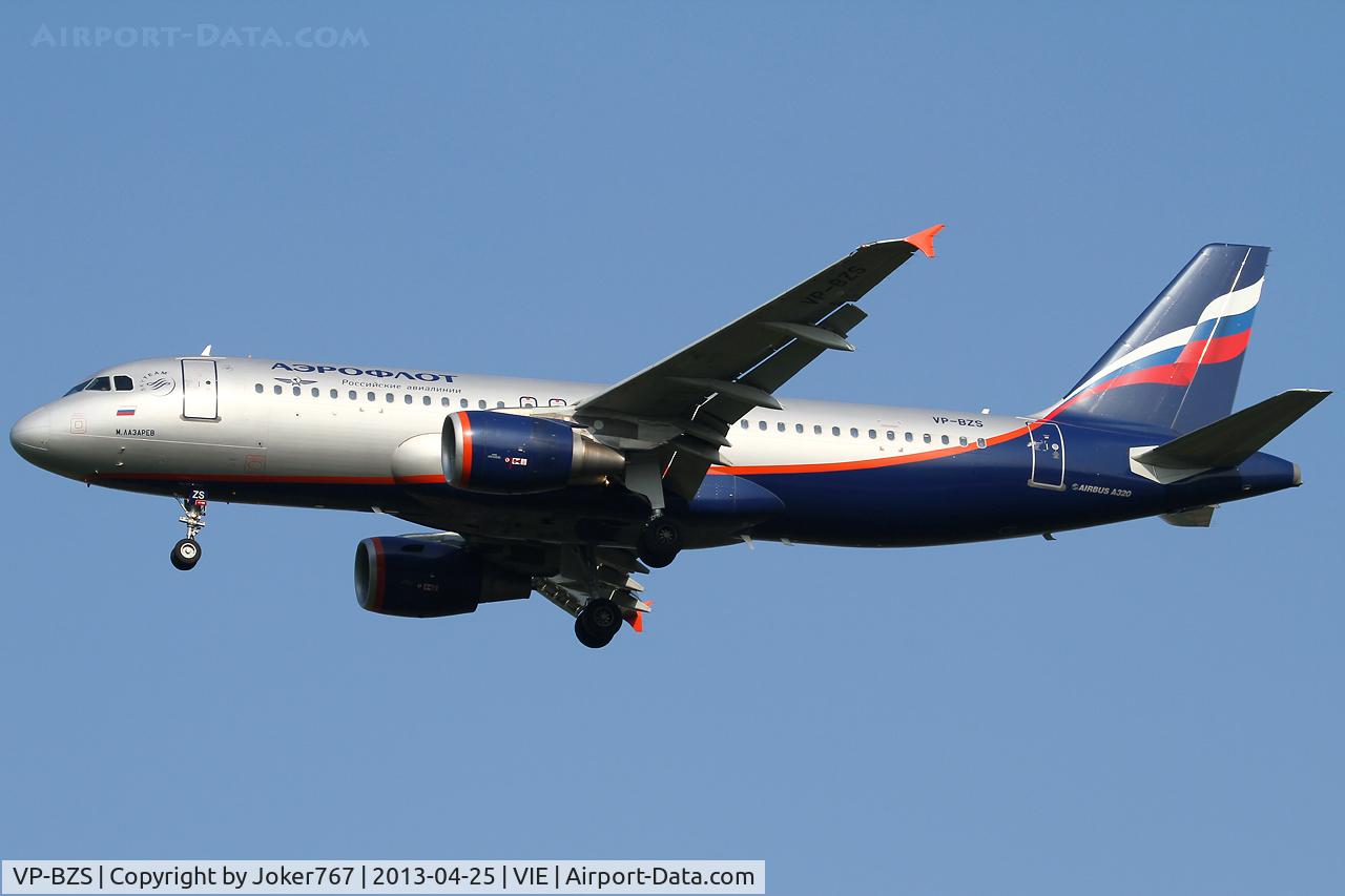 VP-BZS, 2008 Airbus A320-214 C/N 3644, Aeroflot