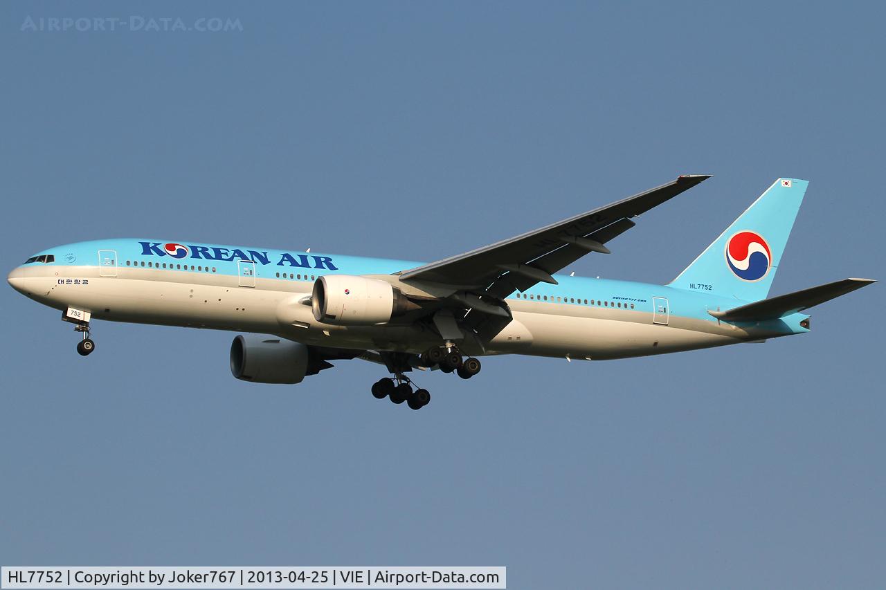 HL7752, 2007 Boeing 777-2B5/ER C/N 34211, Korean Air
