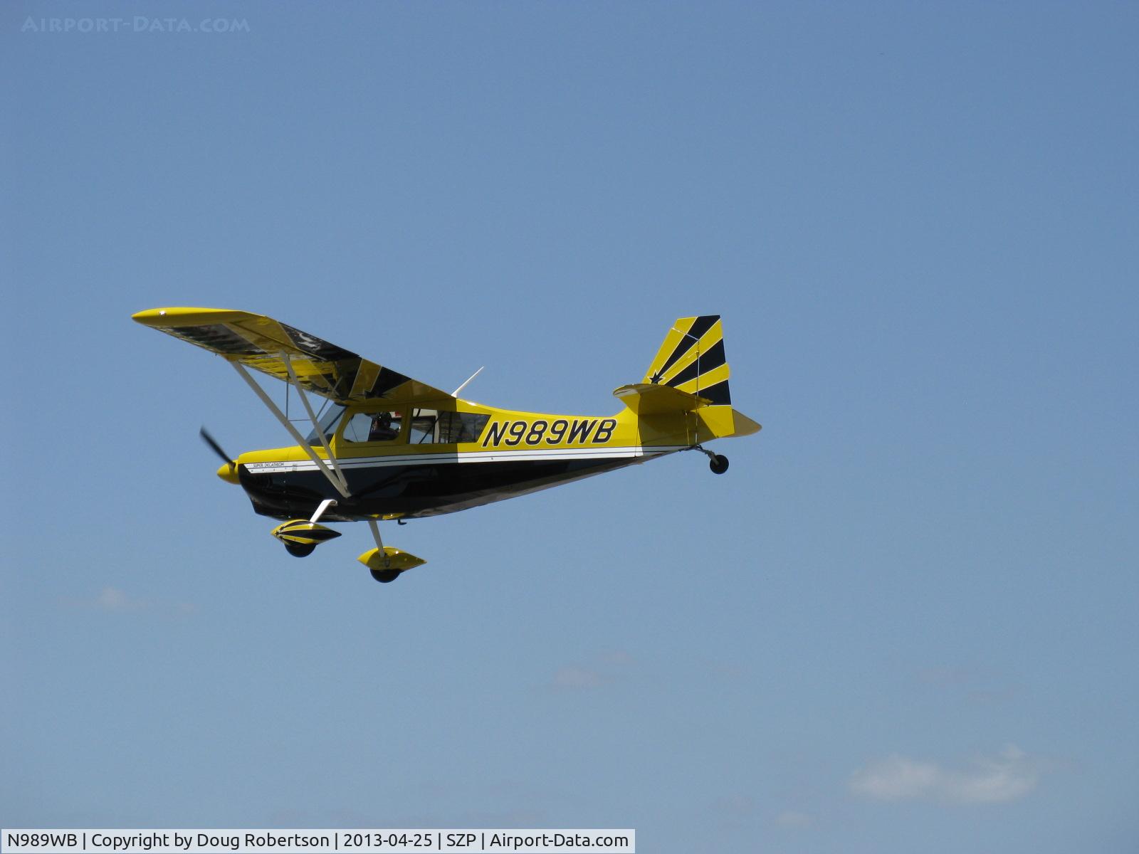 N989WB, 2012 American Champion 8KCAB Super Decathlon C/N 1120-2012, 2012 American Champion 8KCAB SUPER DECATHLON, Lycoming AEIO-360-H1B 180 Hp, on final Rwy 22
