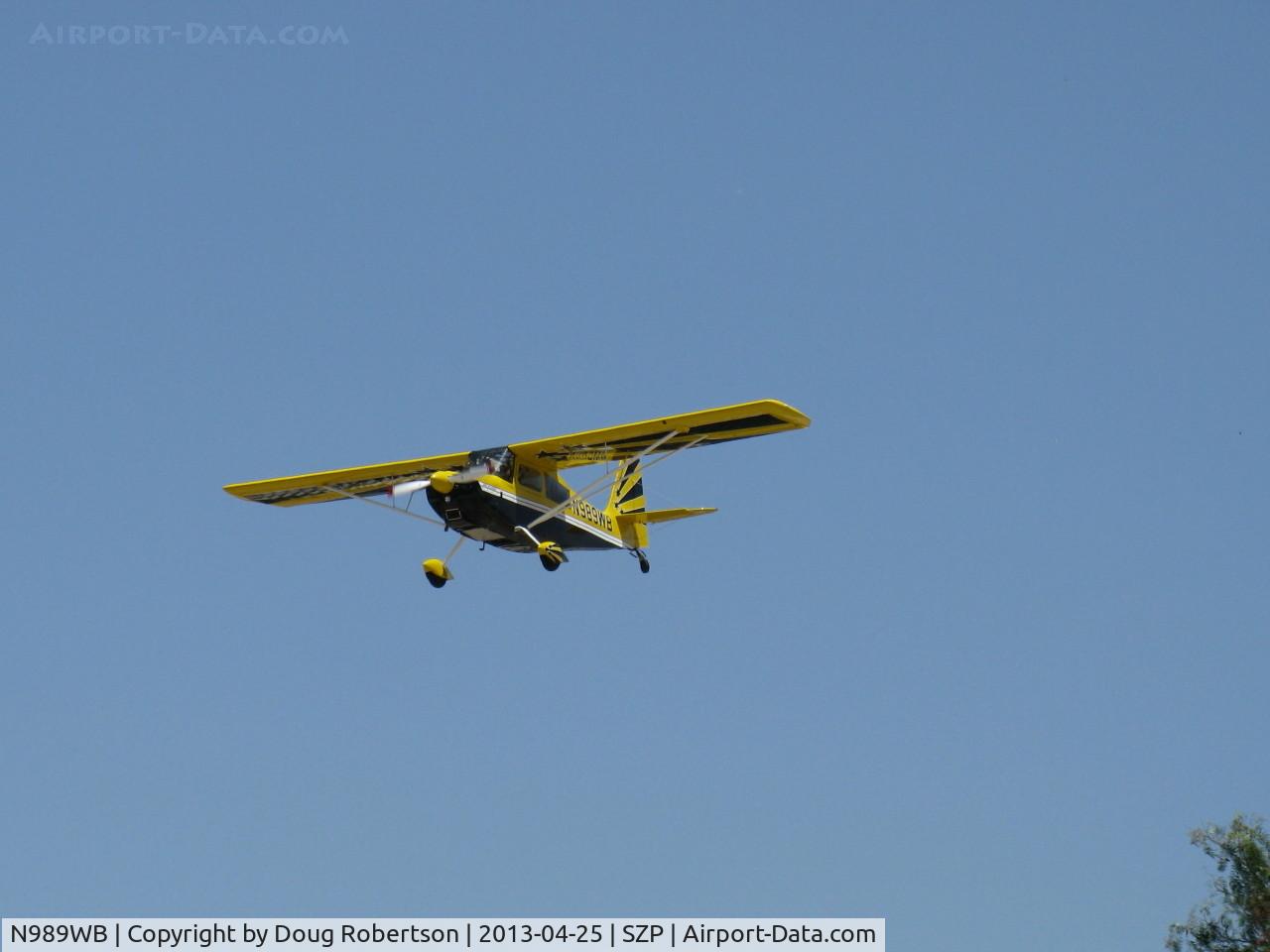 N989WB, 2012 American Champion 8KCAB Super Decathlon C/N 1120-2012, 2012 American Champion 8KCAB SUPER DECATHLON, Lycoming AEIO-360-H1B 180 Hp, on final Rwy 22