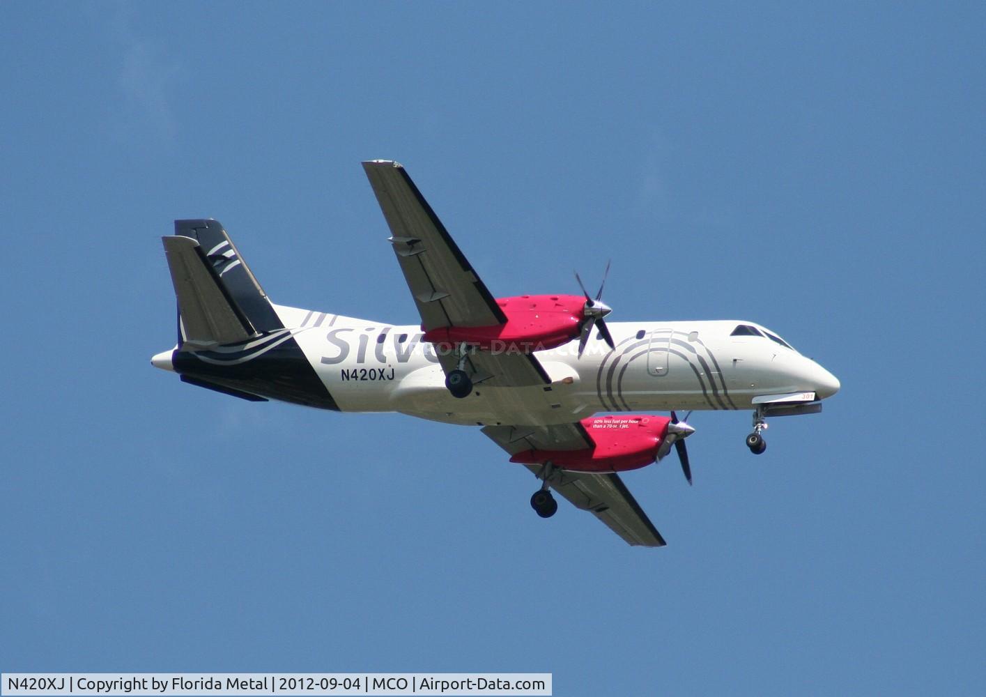 N420XJ, 1997 Saab 340B+ C/N 340B-420, Silver Airways Saab 340
