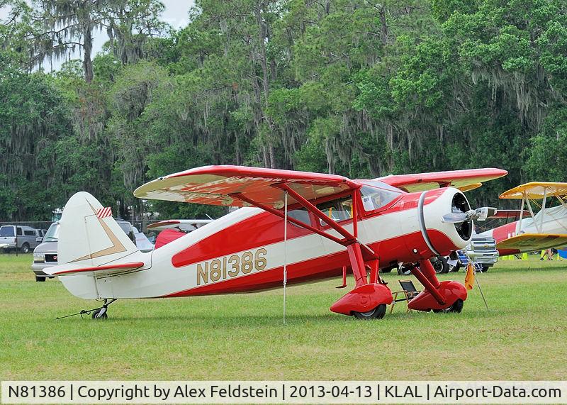 N81386, 1946 Fairchild 24W-46 C/N W46286, @Sun-N-Fun