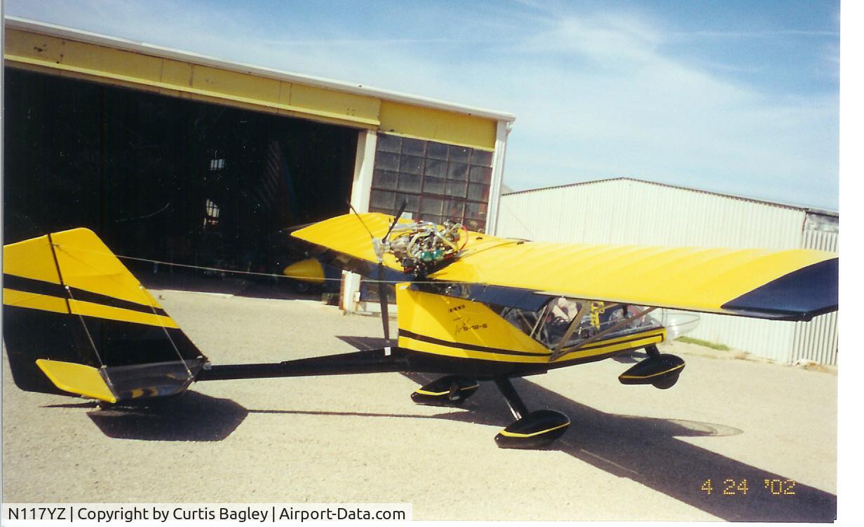 N117YZ, 2002 Rans S-12 Airaile C/N 05960728, Cedar Valley Airport.