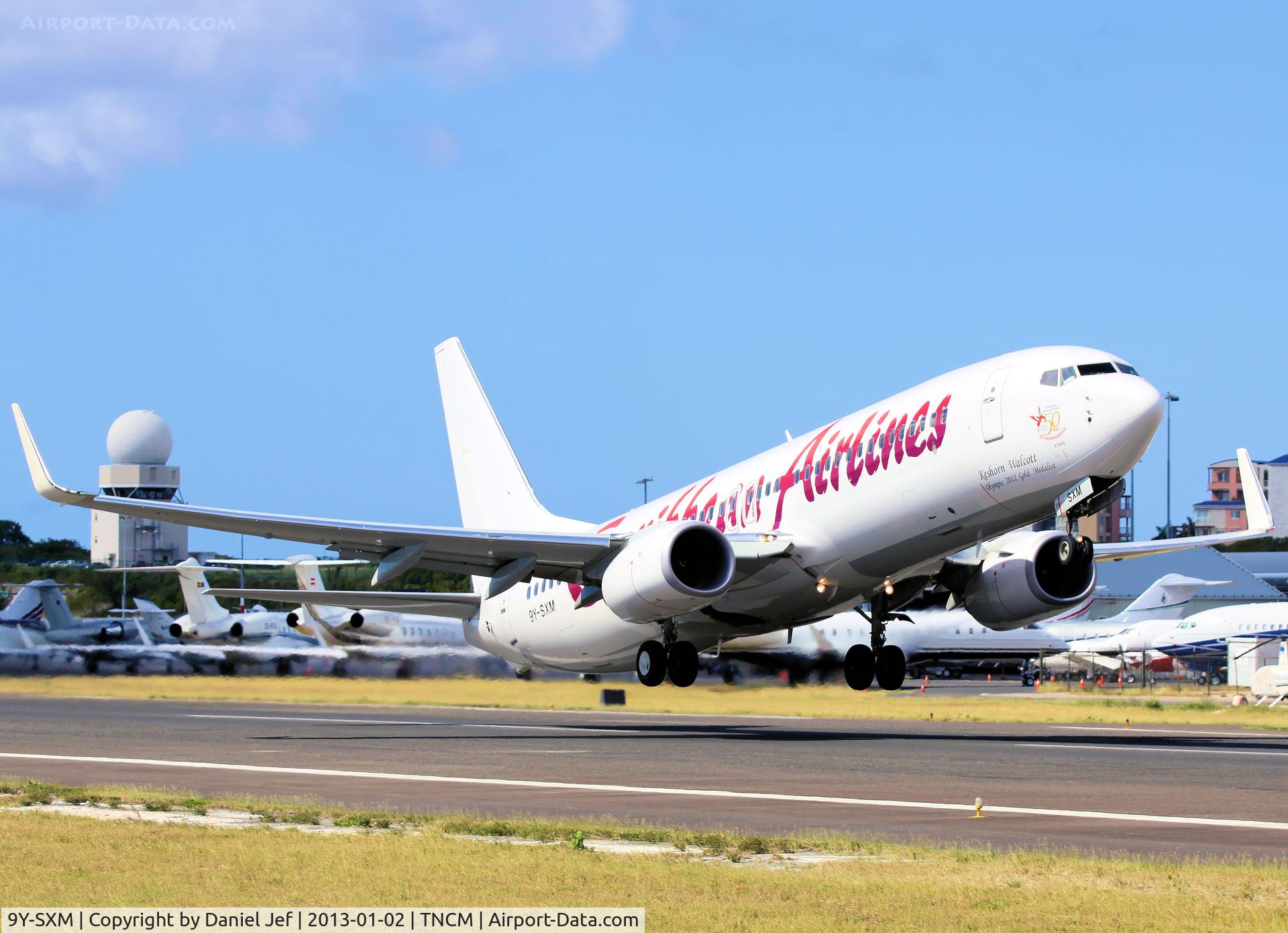 9Y-SXM, 2011 Boeing 737-8HO C/N 37935, 9Y-SXM