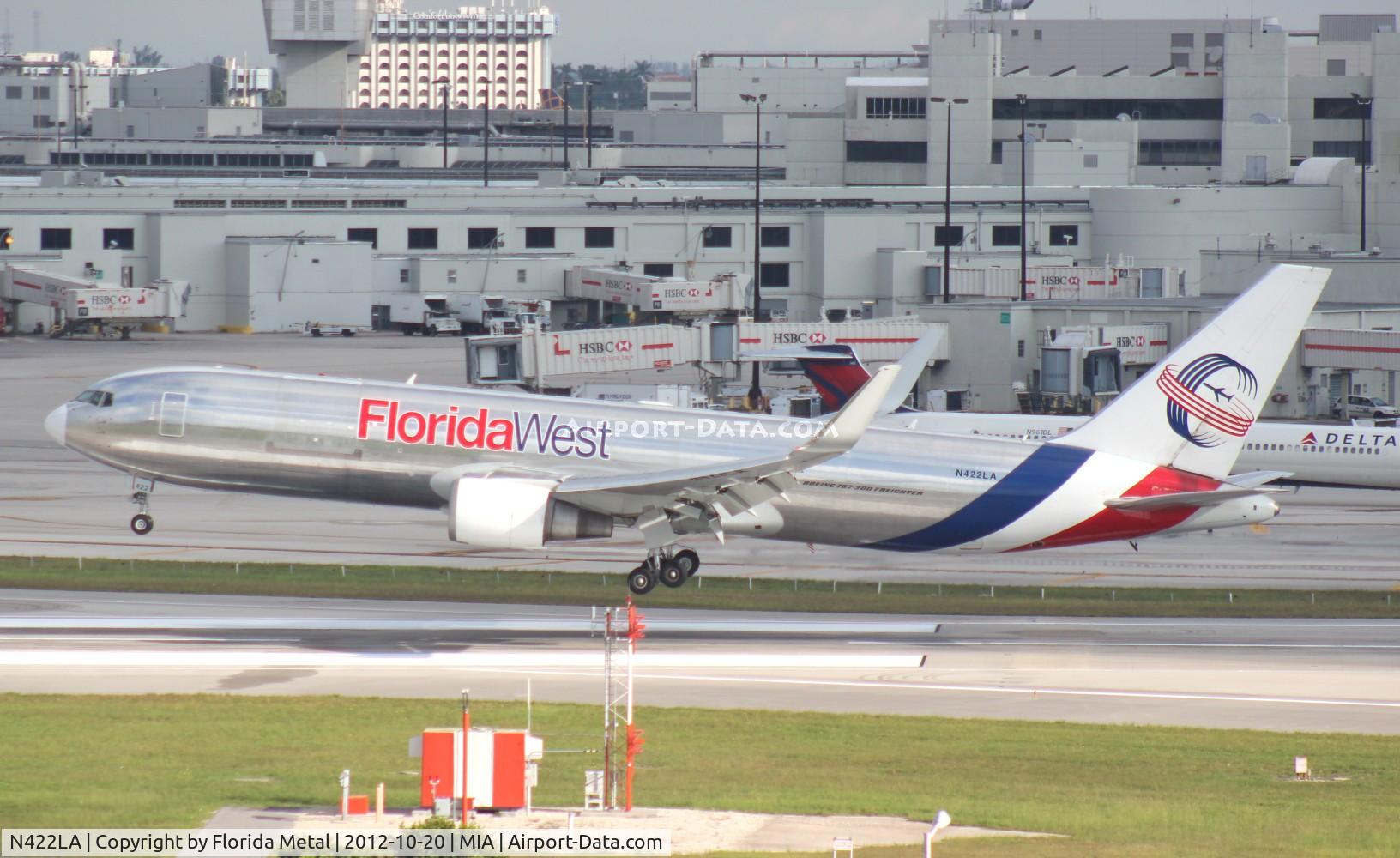 N422LA, 2007 Boeing 767-346F C/N 35818, Florida West 767-300