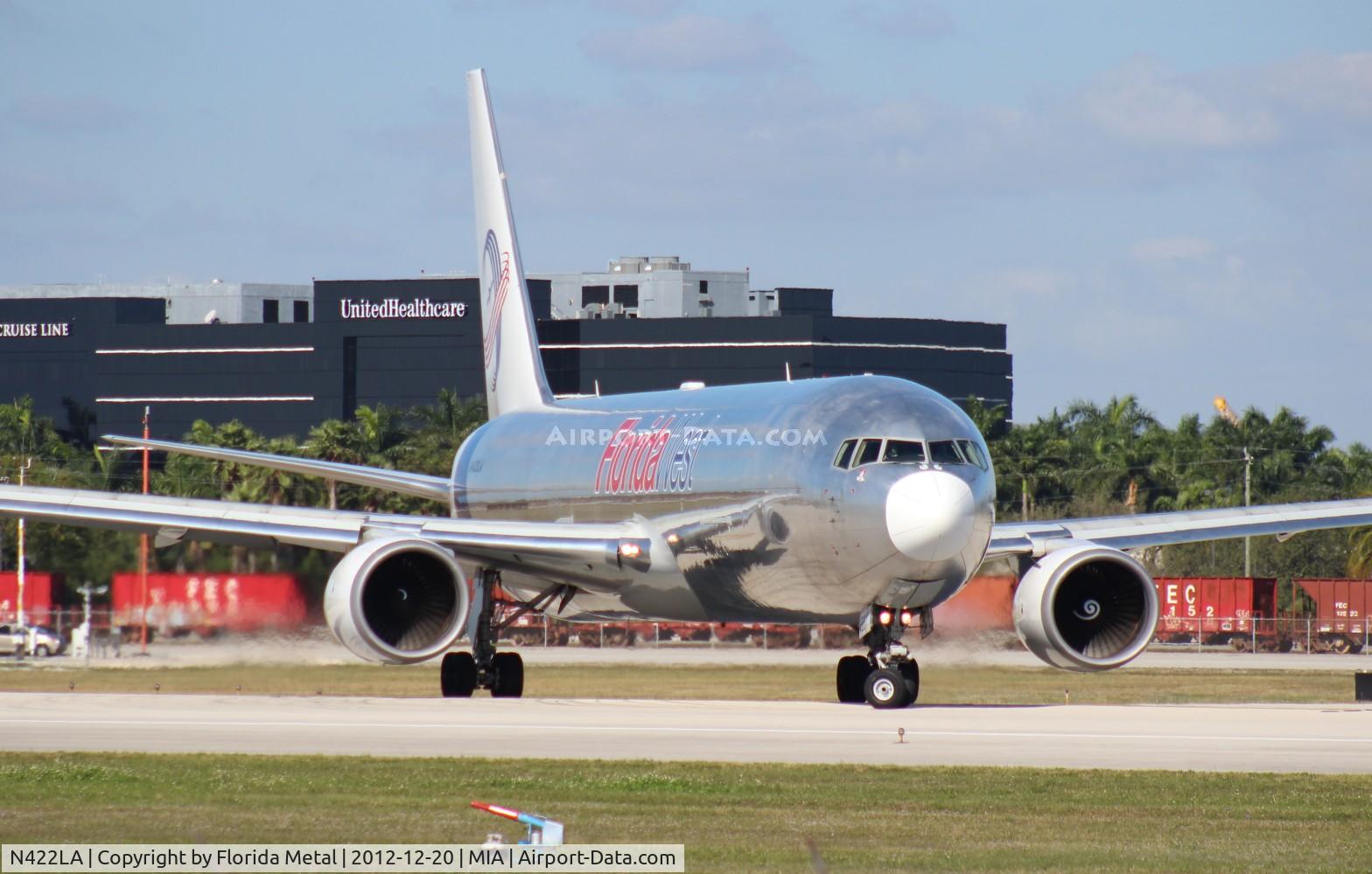 N422LA, 2007 Boeing 767-346F C/N 35818, Florida West 767-300
