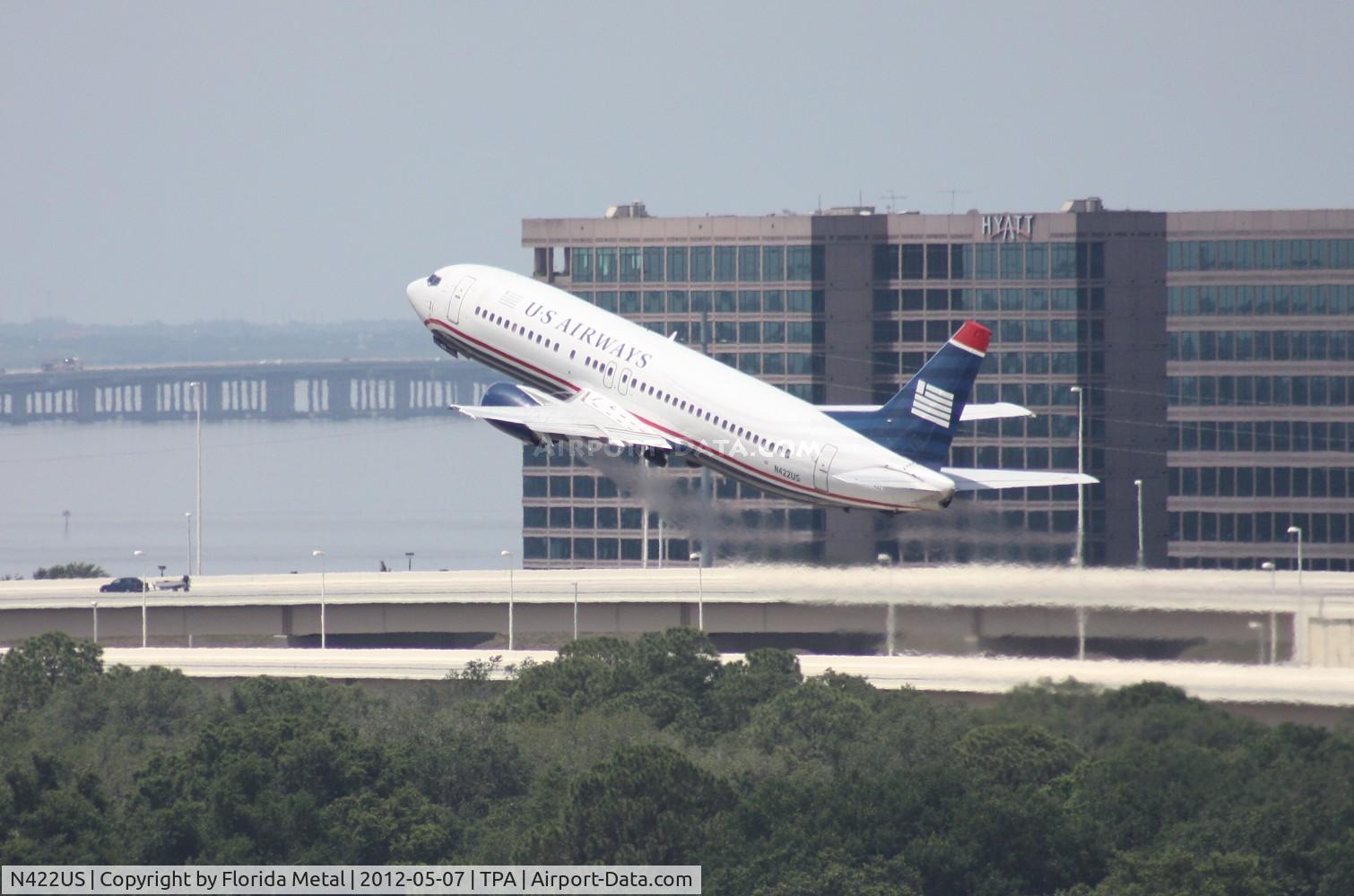 N422US, 1989 Boeing 737-401 C/N 23989, US Airways 737-400