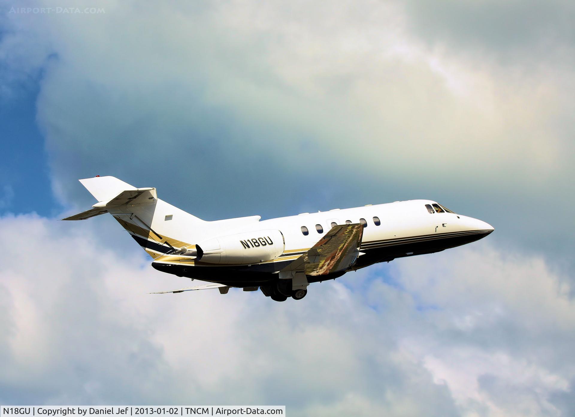 N18GU, 2001 Raytheon Hawker 800XP C/N 258522, N18GU