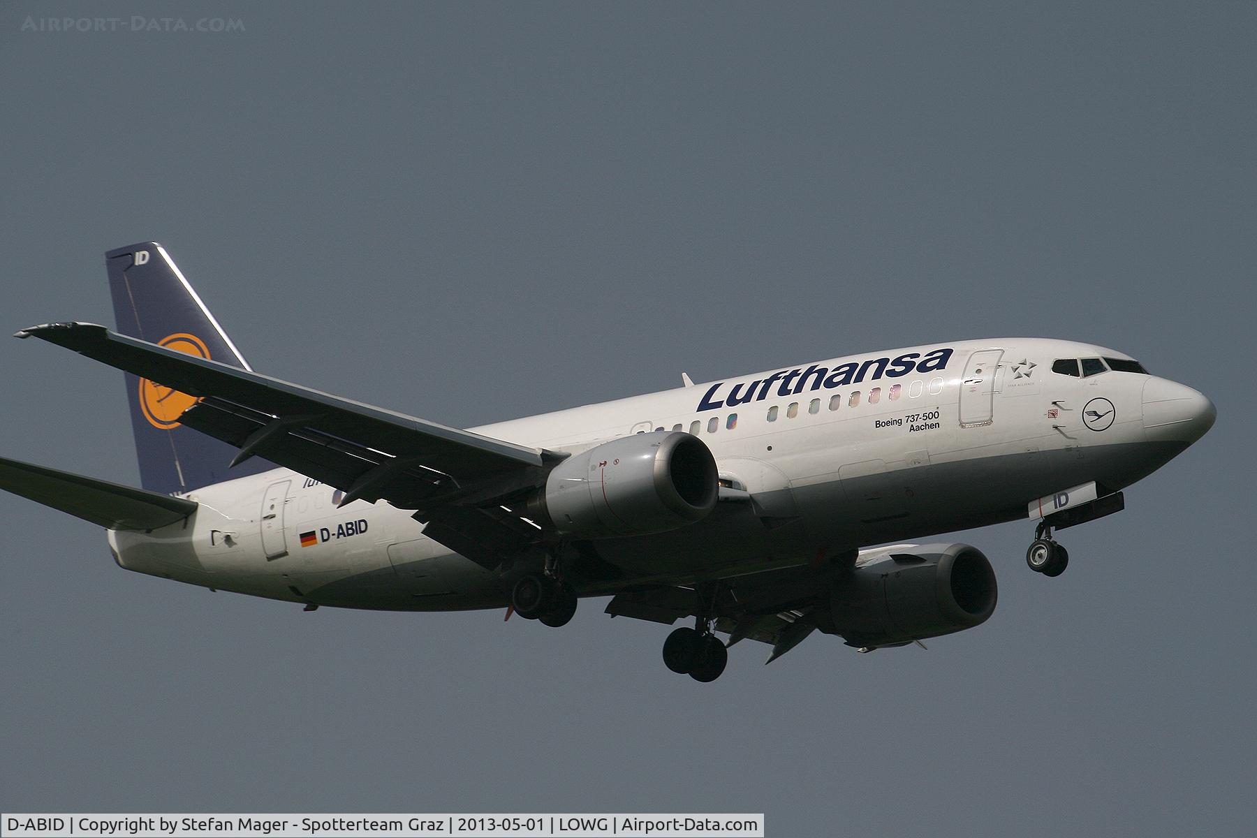 D-ABID, 1990 Boeing 737-530 C/N 24818, Lufthansa B737-500 @GRZ