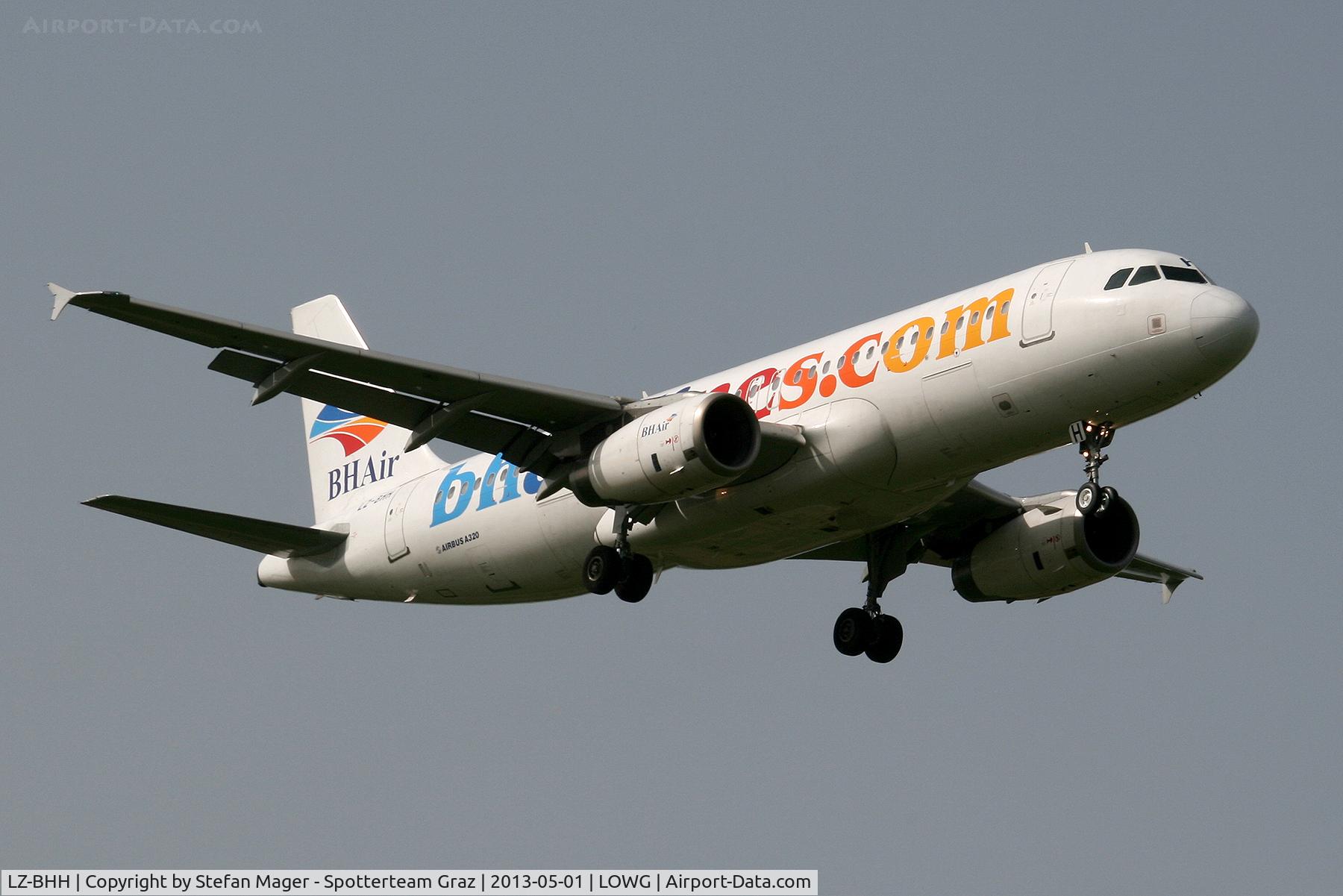 LZ-BHH, 2006 Airbus A320-232 C/N 2863, Balkan Holidays Airbus A320 @GRZ