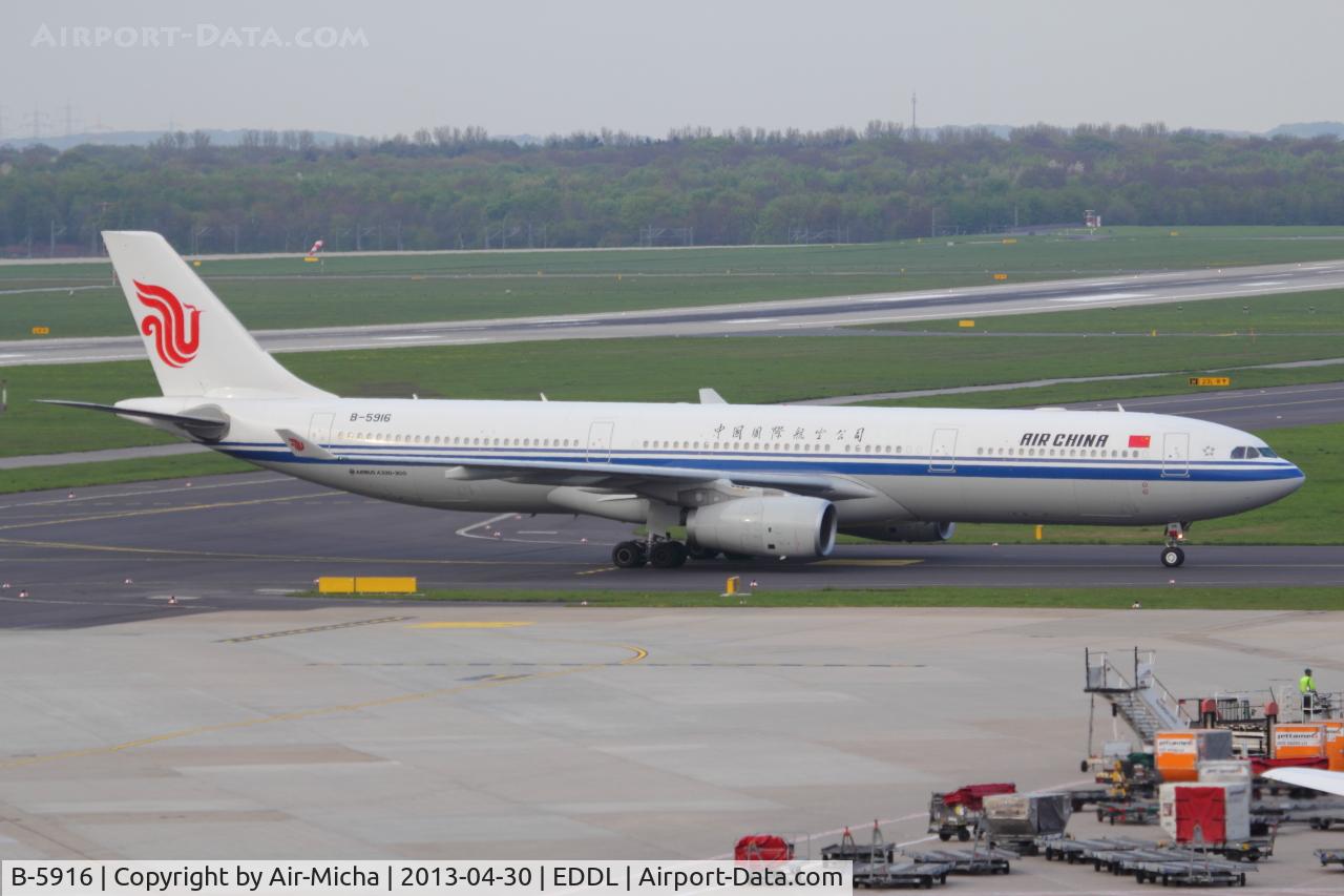 B-5916, 2012 Airbus A330-343X C/N 1383, First Picture in this Database! Air China, Airbus A330-343X, CN: 1383