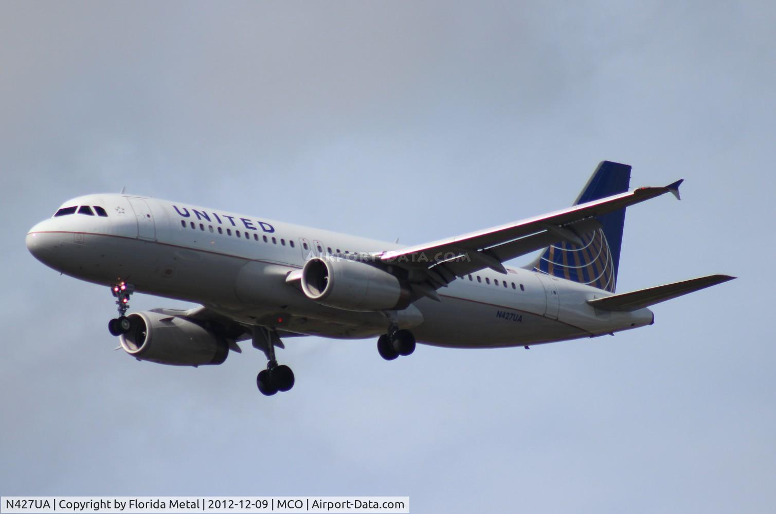 N427UA, 1995 Airbus A320-232 C/N 512, United A320